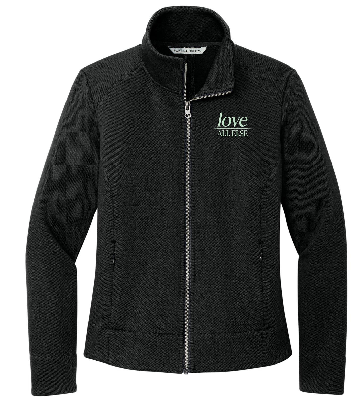 Love Above All Else Women's Zip Front Jacket
