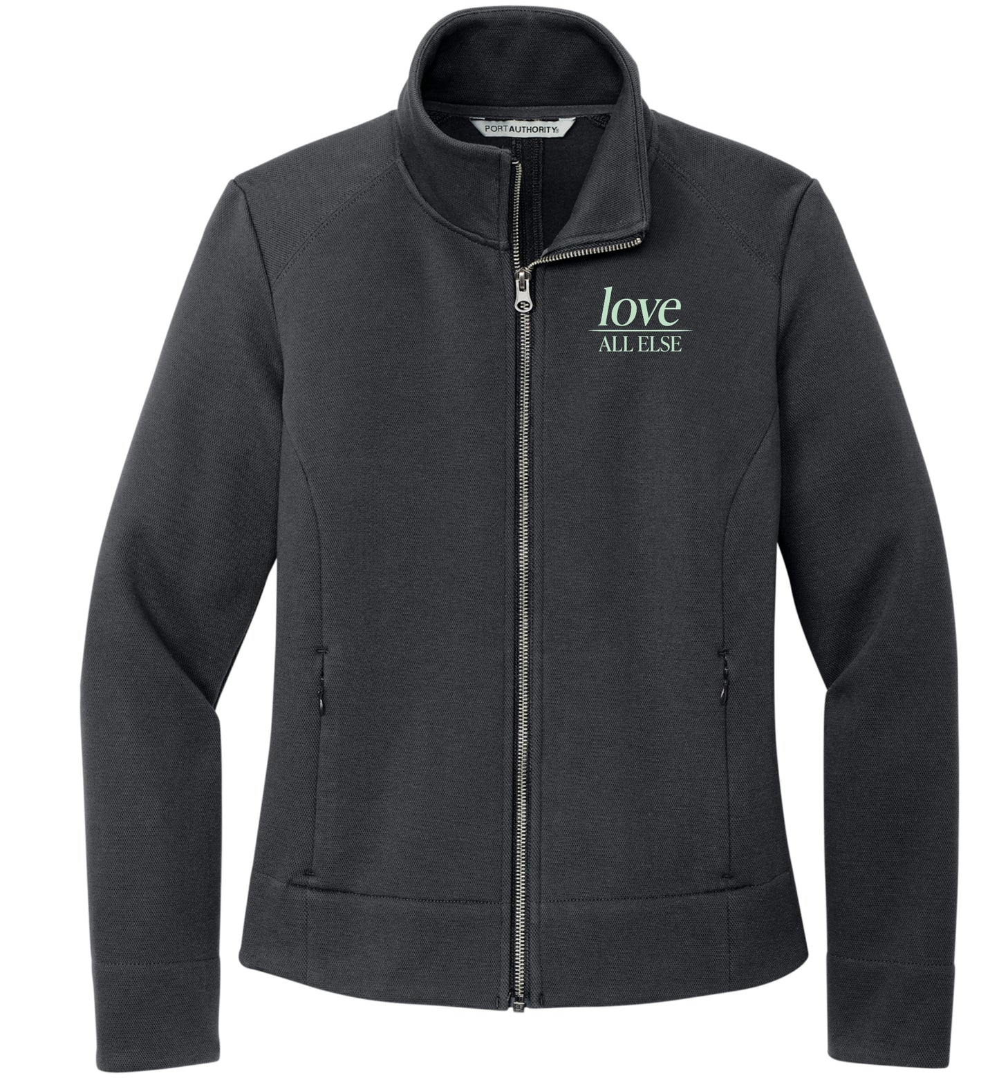 Love Above All Else Women's Zip Front Jacket