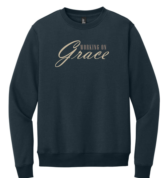 Working On Grace Crewneck Sweatshirt